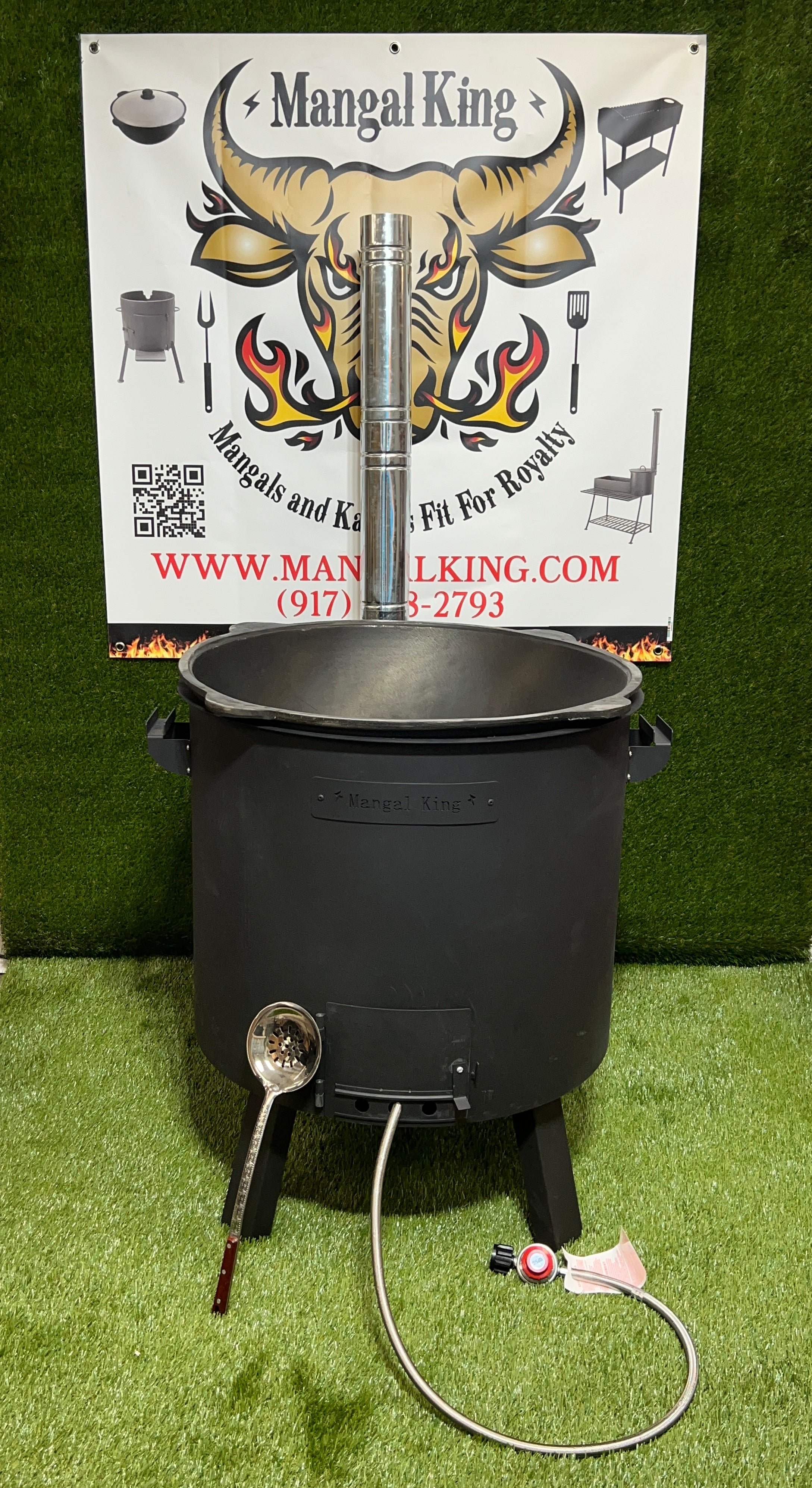 Buy BBQ-Toro cast iron Kazan with lid I Traditional cast pot I Kasan with  flattened bottom I Grillwok black (12,1 litres) Online at desertcartCyprus